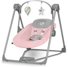 Шезлонг - электрокачель Lionelo Otto Pink Baby